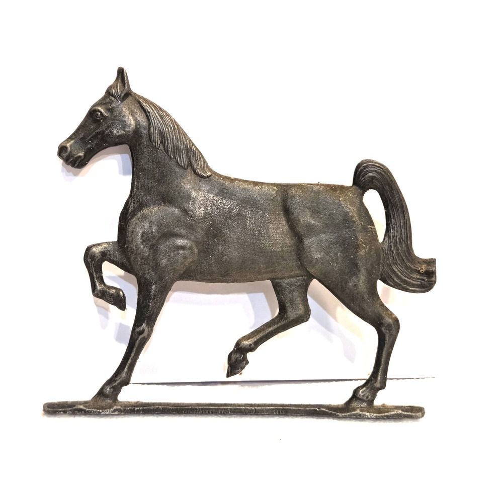 Mid Century Horse  Mailbox Topper - Cast Aluminum